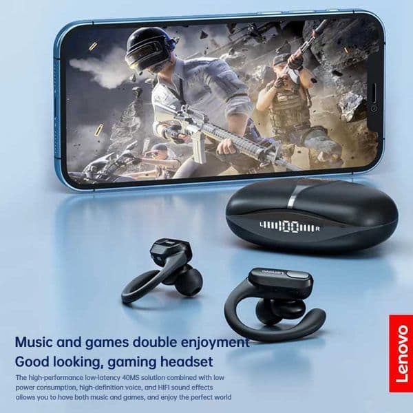 Lenovo XT80 Sports Wireless Earphones with Mics LED Power DisplayHifi Stereo Sound Bluetooth 53 TWS HeadphHeadphones T260525EZS5EZS5