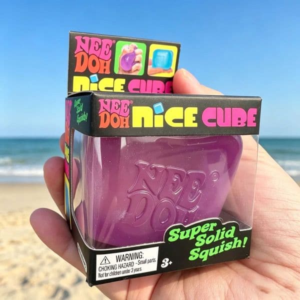 Needoh Nice Cube Fidget Sensory Cube Stress Anxiety Relief Focus Tool Desk Toy for Adults and Kids Z260525