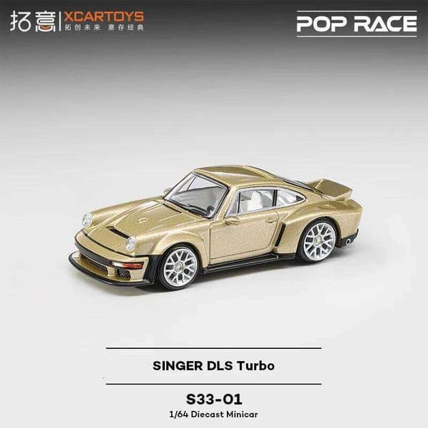 XCARTOYS POPRACE 1/64 Singer DLs Turbo Cast-pressed Alloy Racing Car Model, Boys' Toy, Adult Collection Decoration Piece. 26L0525