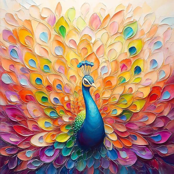 Difficult Puzzles for Adults 1000 Pieces Peacock Artwork Jigsaw Puzzle Challenging Impossible Hard Puzzle for Animal Lovers Gifts 24 x 24 in X260525