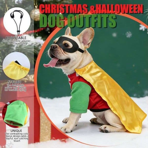 Funny Costumes Clown Wizard Transformation Outfits Dog Clothes Halloween And Christmas Pet Clothing