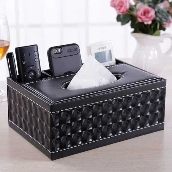 4-Grid Large Size Multi Functional Tissue Box Drawn Paper Box Tea Table Hotel Living Room Remote Control Storage Tools NapkinJ260525
