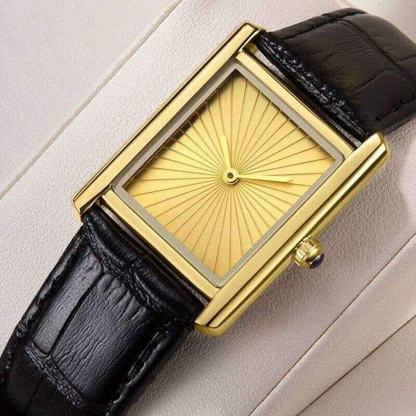 New Classic Square Watch for Men Women Simple Two-Hand Design Fashion Leather Strap Waterproof Quartz Wristwatches Drop Shipping 26Y0525
