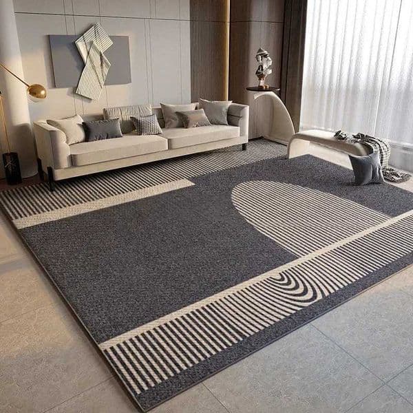 VIKAMA Creme Style Bedroom Carpet Simply Bed Table Cushion Rug Light Luxury Living Room Full Sofa Coffee Home DecorationJ260525