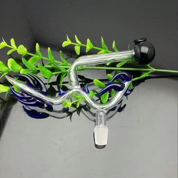 Colorful pan dragon cooking pot Glass bongs Oil Burner Glass Water Pipe Oil Rigs Smoking Rigs
