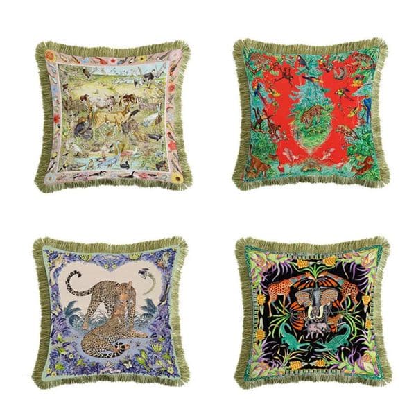2026 European Style cologne perfume Luxury Sofa Decorative Model Room Bay Window Car Tassel Cushion With Core Lumbar Pillow Home Decor Free Shipping 6 10