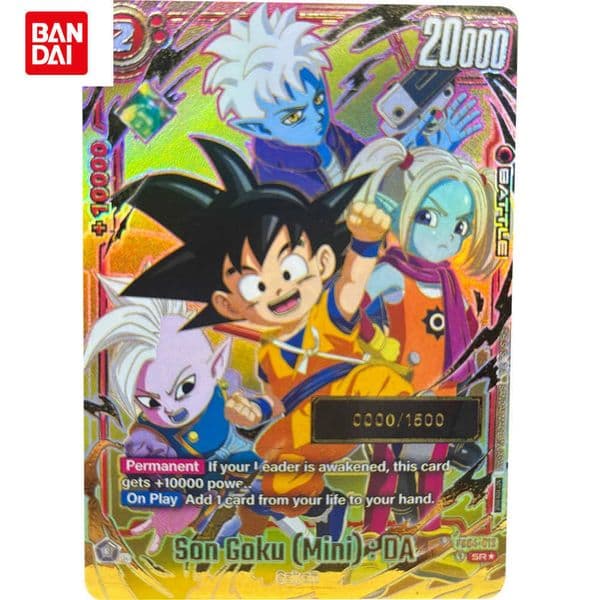 Dragon Ball Collection Cards Son Goku Number Card FB04-012 EN DIY High Quality Self Made Game Cards Gift Toy L2605258QD2