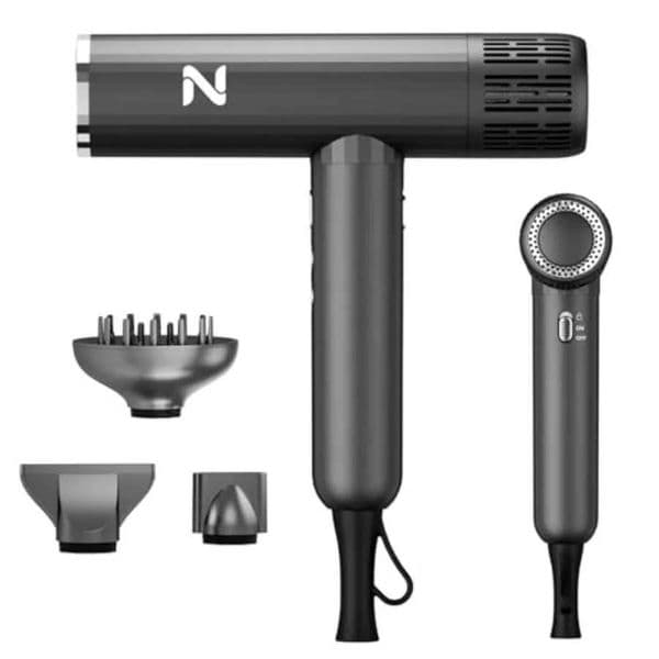 High-Speed Ionic Salon Hair Dryer for Professional Use in Spa and Home Settings Reduces Drying Time and Minimizes Frizz with Ad L260525