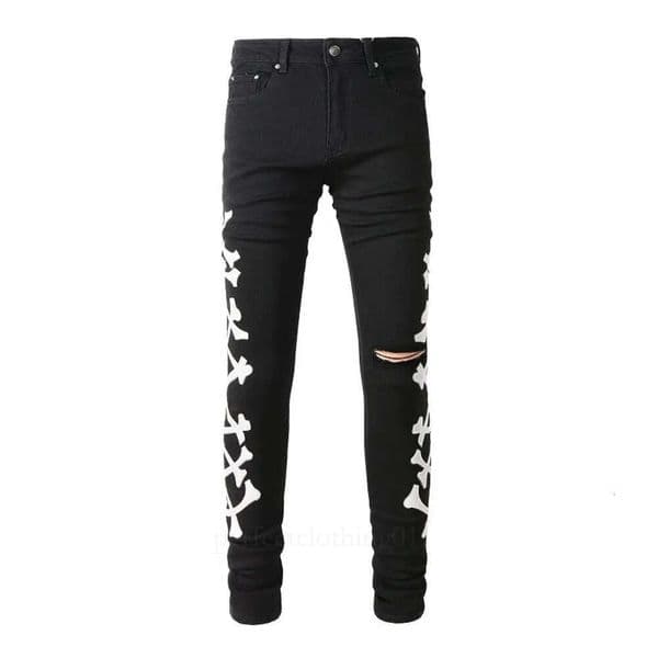 Amiridenims Jeans Womens Designer Amira Pants Women Jeans Men's Womens Star Panel Trousers Stretch Slim Fit Trousers Stain Tesistant Washable Elastic Pants C0d
