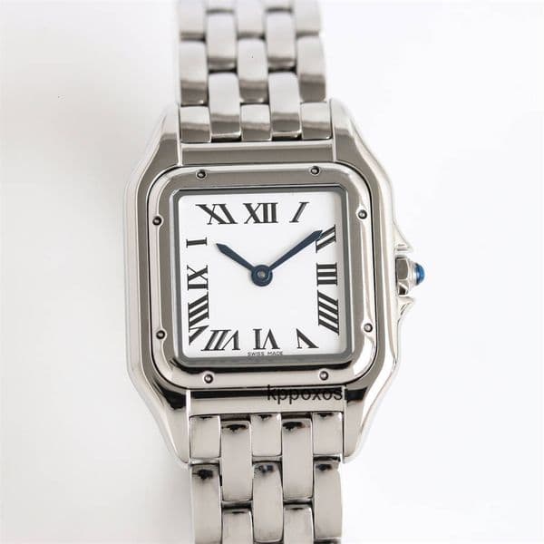 Top quality panthere watch super clone watches mens watch womens watch swiss quartz movement sapphire crystal glass 316L steel 22mm 27mm with box 1INC