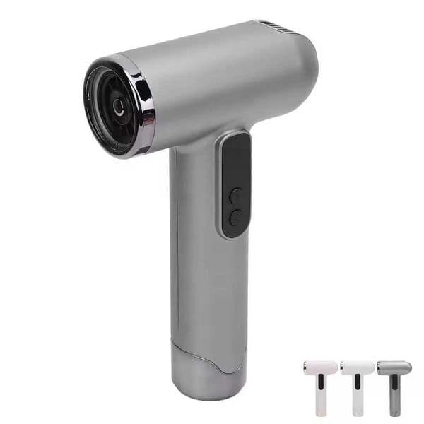 LED Display Portable Travel Hair Dryer USB Rechargeable Small Hair Blow Dryer 200W 15000mAh Powerful Lightweight for Home L260525