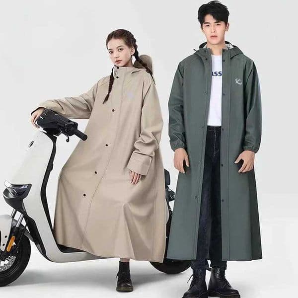 Stormproof Full Coverage Raincoat Heavy Duty for Electric Bike Riding Outdoor Commuting Men Women C260525