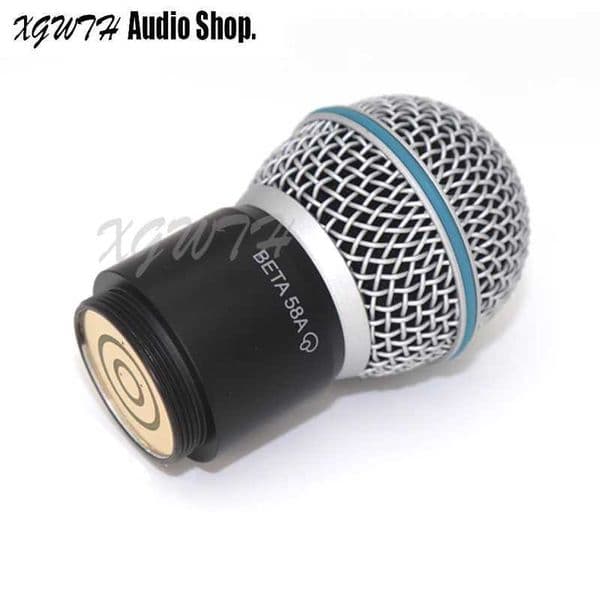 Replacement Wireless Handheld Microphone Grille Cartridge Capsule Head Shure BETA58A SM 58 PGX2 PG4 SLX2 SLX4 Frame Shell T260525