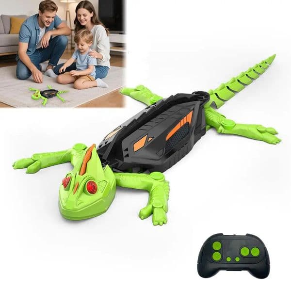 Electric Remote Control Wall Climbing Toy Intelligent Charging Gecko Simulated Animal Model Boy Christmas Gift 260525