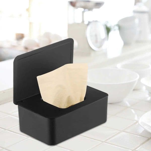 Wet Tissue Box Dustproof Wipes Dispenser Portable Tissue Box Storage Box with Lid For Car Home Office Desktop Organizer Hot SaleJ260525