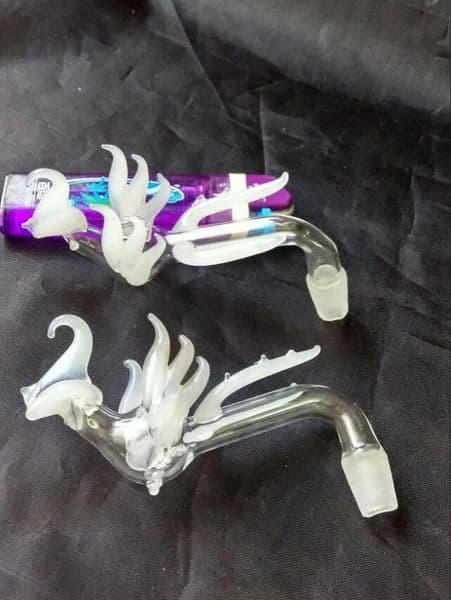 Hookahs Phoenix pot glass bongs accessories Glass Smoking Pipes colorful mini multi-colors Hand Pipes