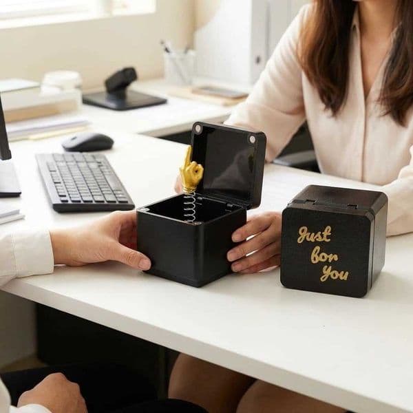 3D Printed Surprise Box Prank Toy for Offices Homes Halloween Thanksgiving Christmas Funny Gifts Desktop Fun Decorations X260525