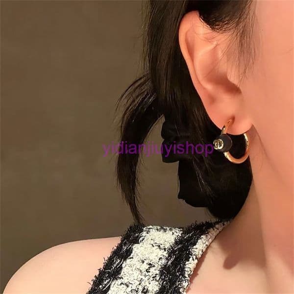 designer earrings cc earrings blue small planet earrings exquisite and stylish suitable for everyday wear celebrity-inspired earrings for women S925 silver