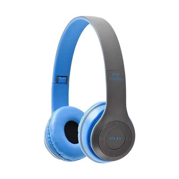 Stereo P47 Wireless Headphones Bluetooth 50 Earphones Foldable Bass Helmet Support SD Card For All Phone PC With Mic Headsets T260525VQLW