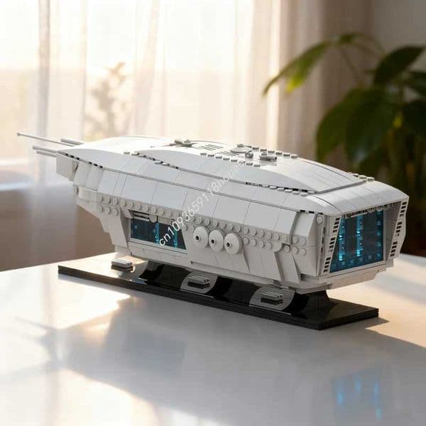 949pcs MOC 1 Ton Falk Class Escort Carrier Star Model Building Blocks Construction DIY Christmas Gift Idea Toy Kids BirthdayJ260525
