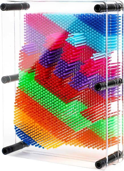 3D 5-7 Pin Art Board Impression Sensory Toys Kids with Autism Gifts for Autistic Children Age 3 4 5 6 7 8 9 10 Years Old Boys Girls X260525