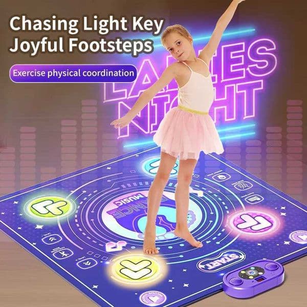 Children Electronic Dance Mats with Or Without LED Lights Kids Toy Gifts Can Wireless Bluetooth Music Dance Mats Family Game Toy L260525