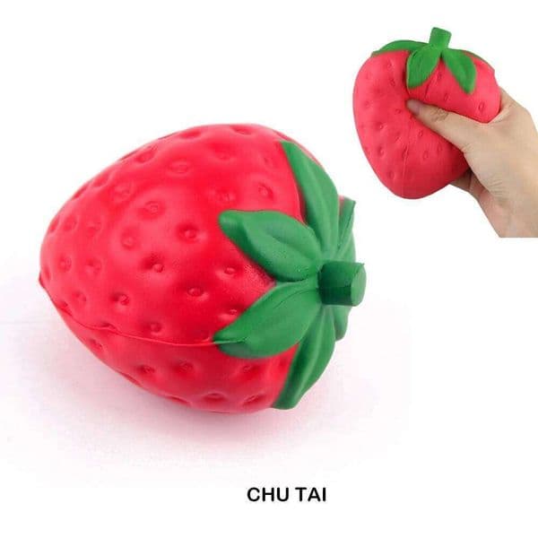 Super Jumbo Strawberry Squishi Scented Slow Rising Antistress Toy Kids Grownups Squeeze Squishy Toys 11.5*9 CM J260525