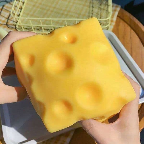 Hot Giant Squeeze Toy Extra Large Size Cheese Squishy Fidget Toys Slow Rebound Shapeable Venting Ball for Adults Gifts J260525