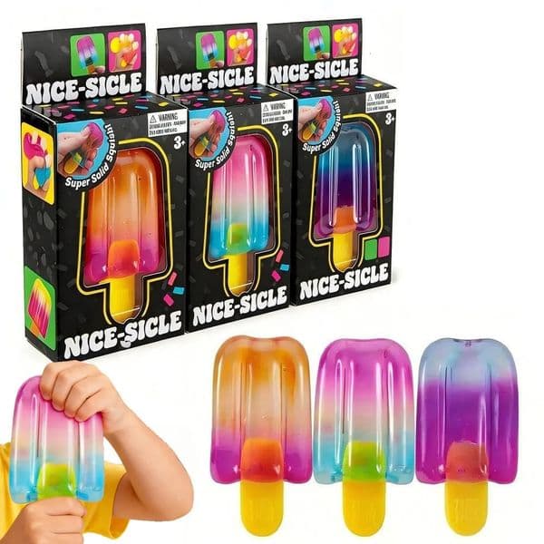 13pcs Ice Cream Squishy Squeeze Toy Nice Cube Sensory Fidget Portable Stress Relief Gadget for Office Home Daily Relax 260525