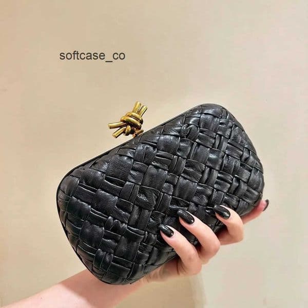 Designer mini bag Knot intrecciato metallic leather clutch Bag wonen Luxury Mini Handbags Evening Bags Womens Party Wedding Fashion Gift Mutil Color