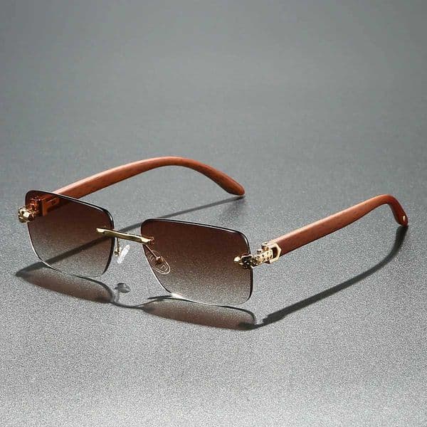 Vintage Rectangle Oval Sunglasses Women Men Metal Frame Clear Lens Glasses Eyewear Q260525