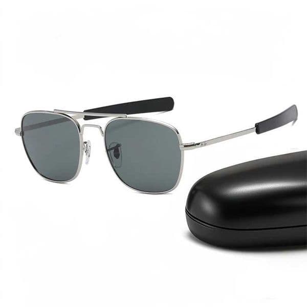 Pilot AO Sunglasses For Men Women High Quality Metal UV400 Sun glasses For Male American Army Military Glass Lens Oculos 2025 Q260525