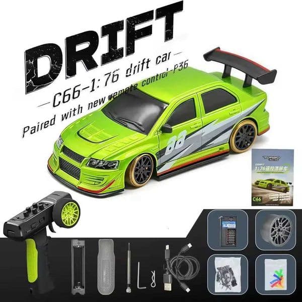 Turbo Racing 176 C66 Drift RC Car RTR Radio Full Proportional Remote Control Toys Car With Gyro Children Desktop Toys CarT260525
