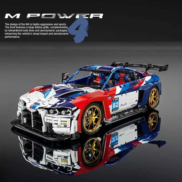 4556PCS MOC Technica M4 Supercars Building Blocks City Speed Super Racing Model Bricks High-Tech Toys Gift for Boys Kid Adult L260525