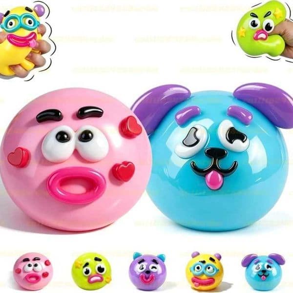 2026 NEW Smushers Squishy Curiosities Dog Face Swap Squishy Toy Soft Moldable Cute Slow Rise Squeeze Toy Relaxing Sensory Z260525
