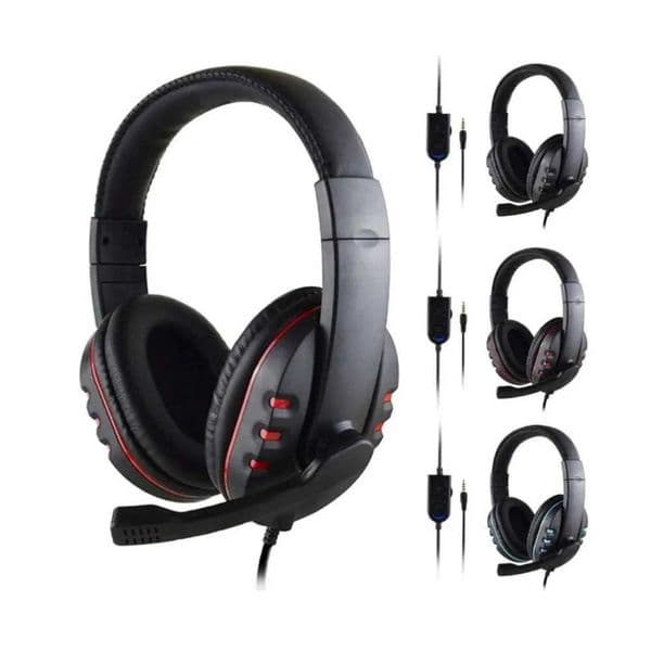 Headphones 35mm Wired Gaming Headset Earphones Music For PS4 Play Station 4 Game PC Chat computer With Microphone T260525