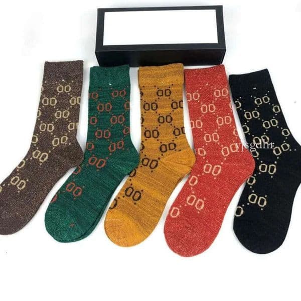 Designer 100% Cotton Man Woman Long Sport Spring Autumn Winter Casual Business Sock Warm Adult Sweat Letter Printed Solid Gift Socks Gg