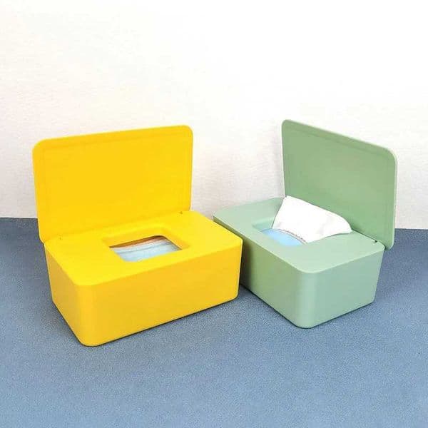 Dustproof Wet Tissue Box With Lid Baby Nappy Wet Tissue Storage Holder Dispenser For Home Car Office Paper Tissue Organizer R260525