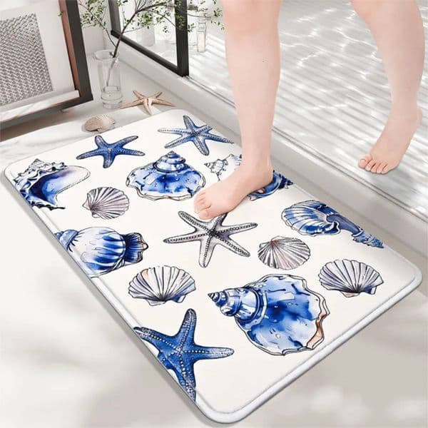 perfume 2026 New Imitation Cashmere Absorbent Starfish Shell cologne Household Mat, Anti Slip Bathroom Floor Mat For Home Use Free Shipping 6 10