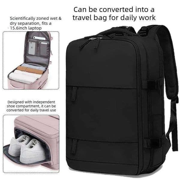 Women's Capacity Large Lightweight Multifunctional Luggage Backpack Short Trip Travel Bag