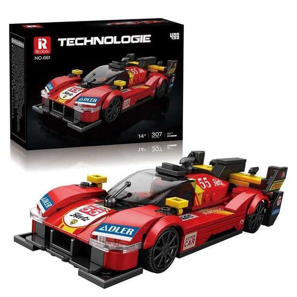 307PCS Speed Racer Building Blocks City Sport Vehicle Model Bricks Desktop Collection Display DIY Toys For Kids Holiday Gifts L260525