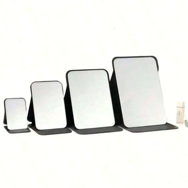 Portable Foldable Makeup Mirror Compact Travel-Friendly Suitable Students, Boys & Girls | Stylish Desktop Tool for Gir W260525