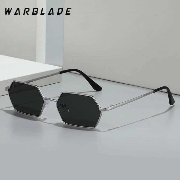 New Small Punk Sunglasses Women Men Vintage Hexagon Metal Frame Sunglasses Trendy Luxury Brand Designer Sun Glasses Female UV400 C260525
