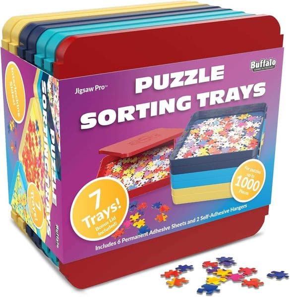 Buffalo Games - Puzzle Sorting Trays - 7 Count Pack of 1 X260525