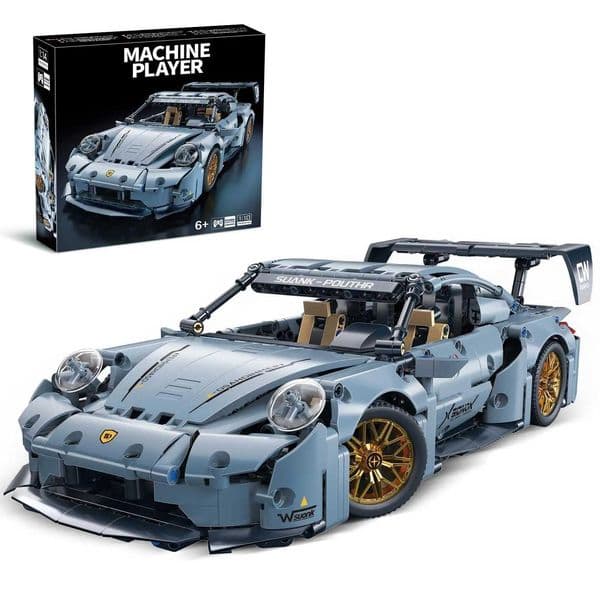TOYLINX Sports Race Car Building Set Kit for Boys Adults 114 MOC Toys Racing Model Car Kits Birthday Gift for Boys Kids L260525