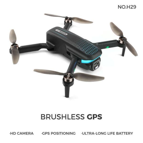 H29gps drone With Professional Electronically Controlled Aerial Photography Lens 5G Image Transmission, Optical Flow Hovering, Brushless Foldable Drone
