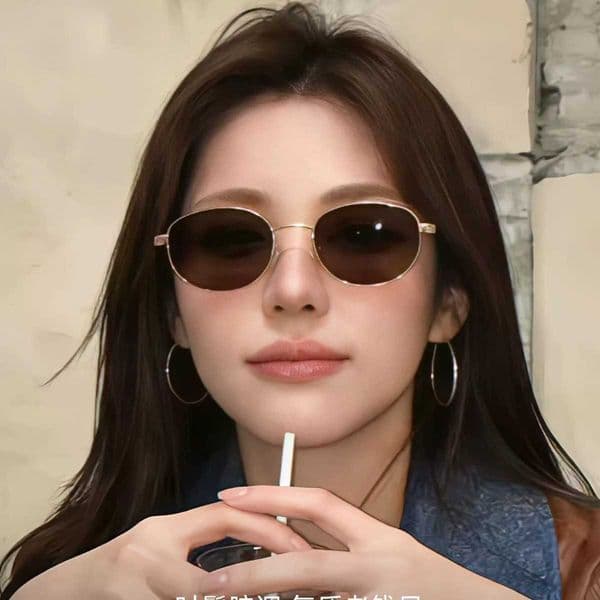 Oval Sunglasses for Women High-end Polarized Sun Glasses sunglasses