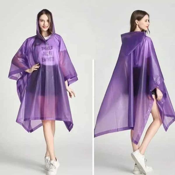 Transparent Windproof Bicycle Motorcycle Raincoat Woman Rain Poncho Impermeable EVA Hiking Raincoats For Man C260525