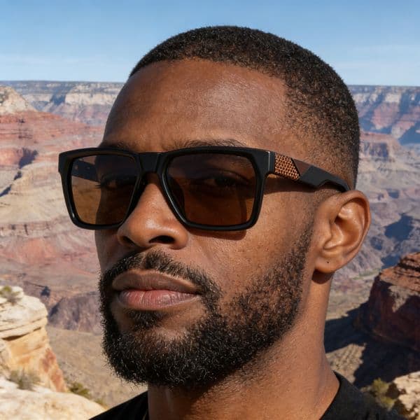 High Quality 2025 New Fashion Square Frame Polarized Simple and Versatile Outdoor Sun Protection Sunglasses for Men,