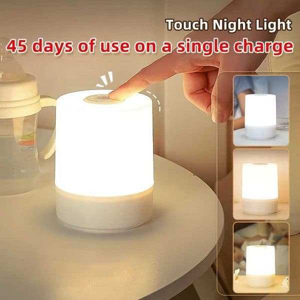 Table Lamp Night USB LED Lamp With Switch Rechargeable Lights For Kitchen Hallway Closet Bedroom Home Night Light Three ColorsR260525